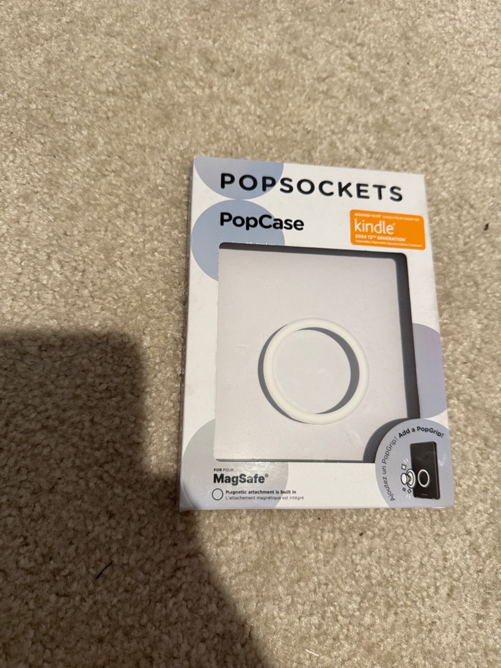 PopSocket PopCase for Kindle - White